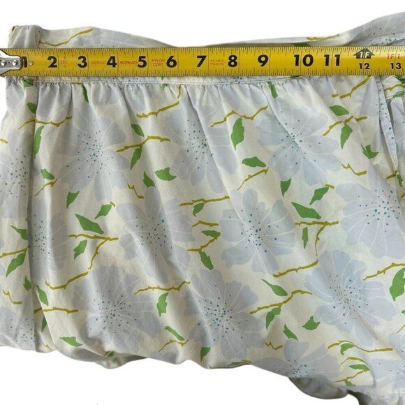 Women's Floral Beachy Vacation Wrap Maxi Skirt 100% Cotton | Size Medium - Picture 7 of 8